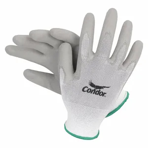 CONDOR 60NM44 Coated Glove, Nylon, XL, PR | CR2CNC