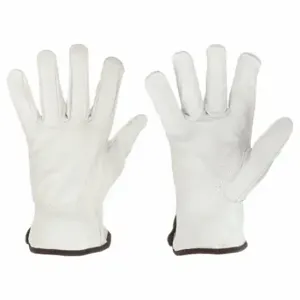 CONDOR 60NM48 Leather Drivers Gloves, Size L, Goatskin, Std, Glove, Full Finger, Keystone Thumb, 1 Pair | CR2CVL