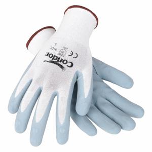 CONDOR 60NM92 Coated Glove, S, Nitrile, Nylon, 1 Pair | CR2CNW
