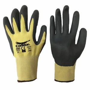 CONDOR 60NM99 Cut-Resistant Gloves, L, Nitrile, Palm, Ansi Abrasion Level 5, Full Finger, 1 Pr | CR2CQW