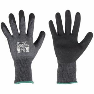 CONDOR 61JC38 Knit Gloves, Size S, ANSI Cut Level A4, Palm, Dipped, Nitrile, Kevlar, 1 Pair | CR2CHW