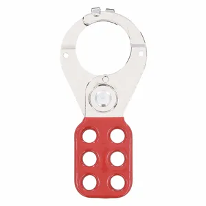 CONDOR ALO802 Lockout Hasp 6 Lock Red | AB9EFT 2CJJ4