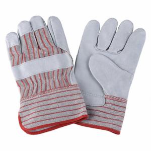 CONDOR 792RE5 Leather Gloves, Size XL, Leather, Premium, Glove, Full Finger, Safety Cuff, Red/White | CR2CZL