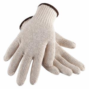 CONDOR 786EP2 Knit Gloves, Size XL, Uncoated, Cotton, Full Finger, Knit Cuff, 1 Pair | CR2CTH