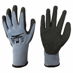 CONDOR 786ET8 Coated Glove, 2XL, Latex, Gray, 1 Pair | CR2CDD