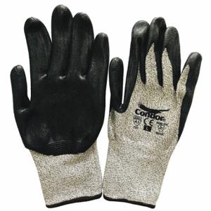 CONDOR 786EU4 Coated Glove, S, Nitrile, HPPE, Sandy, 1 Pair | CR2CEX