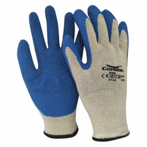 CONDOR 792VC4 Coated Glove, 2XL, Latex, Knit Cuff, 1 Pair | CR2CJW