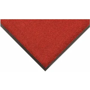 CONDOR 8VYK6 Indoor Entrance Mat, 6 Feet L, 4 Feet W, 3/8 Inch Thick, Rectangle, Red | CD3AWH