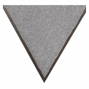 CONDOR 8X510 Indoor Entrance Mat, 3 Ft. Length, 4 Ft. Width, 3/8 Inch Thick, Rectangle, Gray | CH6NAV