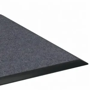 CONDOR 8D471 Entrance Mat, Cut Pile, Indoor, 2 Ft X 3 Ft, 3/8 Inch Thick, Nylon, Vinyl, Beveled Edge | CR2BFX