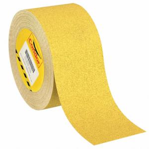 CONDOR GRAN15290 Anti-Slip Tape, Very Coarse, 46 Grit Size, Solid, Yellow, 6 Inch X 60 Ft, 32 Mil Thick | CR2BCX 55JK19