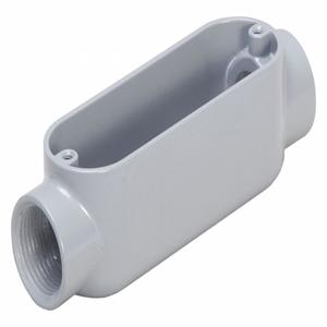 CONDOR RC100 Conduit Outlet Body, 1 Inch Trade Size, 12 Cu. Inch Body Cap., Threaded Hub, Flat | CH6TCX 52AW21