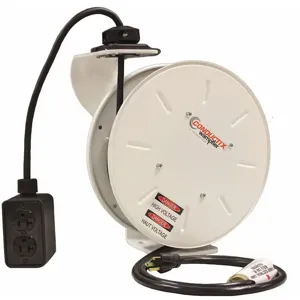 CONDUCTIX-WAMPFLER XA-121120305016E 125 VAC Heavy Industrial Retractable Cord Reel, No. of Outlets 4, Cord Included | CD2MUE 421X35