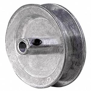 CONGRESS DRIVES CA0450X050 V-Belt Pulley, 1 Groove, 4.5 Inch Pulley Outer Dia., 1/2 Inch Pulley Bore Dia. | CH6NQE 54XN16