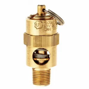 CONRADER 5008W-CE-100 Safety Valve, Soft Seat, 1/8 Inch MNPT Inlet, 3/8 Inch FNPT Outlet | CJ3FYE 60UK77