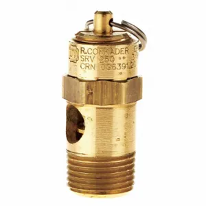 CONRADER 5663B-CE-250 Safety Valve, Soft Seat, 3/8 Inch MNPT Inlet, 3/8 Inch FNPT Outlet | CJ3GDB 60UK86