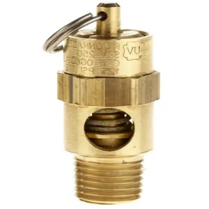 CONRADER SRV250-SS Safety Valve, 1/4 Inch Inlet, 31 To 377 SCFM, 25 To 350Psi | CE7ZNK 6423