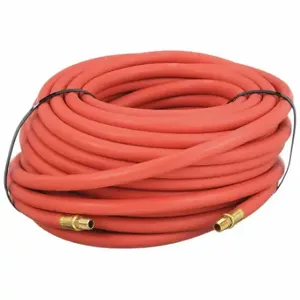 CONTINENTAL 411F13 Air Hose, 3/8 Inch Hose Inside Dia, Red, Brass 1/4 Inch Mnpt X Brass 1/4 Inch Mnpt | CR2FZL