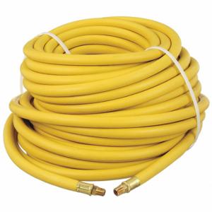 CONTINENTAL 411F14 Air Hose, 3/8 Inch Hose Inside Dia, Yellow, Brass 1/4 Inch Mnpt X Brass 1/4 Inch Mnpt | CR2FVQ