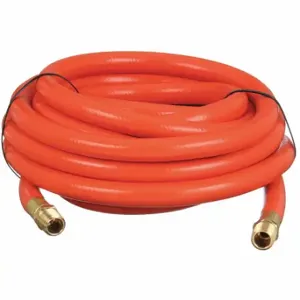 CONTINENTAL 493Y82 Air Hose, 3/8 Inch Hose Inside Dia, Orange, Brass 1/4 Inch Mnpt X Brass 1/4 Inch Mnpt | CR2FPT