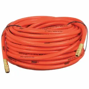 CONTINENTAL 493Y86 Air Hose, 1/2 Inch Hose Inside Dia, Orange, Brass 3/8 Inch Mnpt X Brass 3/8 Inch Mnpt | CR2EJA