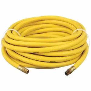 CONTINENTAL 4XR59 Air Hose, 3/4 Inch Hose Inside Dia, Yellow, Brass 3/4 Inch Mnpt X Brass 3/4 Inch Mnpt | CR2FHY