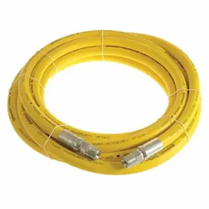 CONTINENTAL GOR07550-15-11-G Air Hose, 3/4 Inch Hose Inside Dia, Yellow, Brass 3/4 Inch Mnpt X Brass 3/4 Inch Mnpt | CR2FJA 55CN31