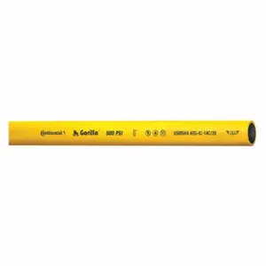 CONTINENTAL GOR10050-25-G Air Hose, 1 Inch Hose Inside Dia, Yellow, 500 PSI | CR2GAQ 55CK41