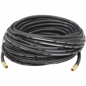 CONTINENTAL HZB02520-100-11-G Air Hose, 1/4 Inch Hose Inside Dia, Black, Brass 1/4 Inch Mnpt X Brass 1/4 Inch Mnpt | CR2EPZ 52TV33