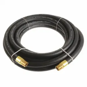 CONTINENTAL HZB07520-10-11-G Air Hose, 3/4 Inch Hose Inside Dia, Black, Brass 3/4 Inch Mnpt X Brass 3/4 Inch Mnpt | CR2FAT 55CM15