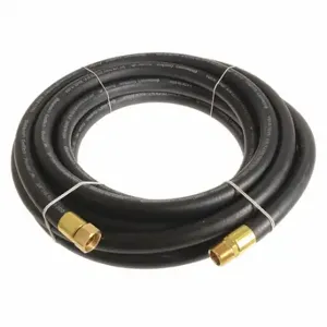 CONTINENTAL HZB07520-05-31-G Air Hose, 3/4 Inch Hose Inside Dia, Black, Brass 3/4 Inch Mnpt X Brass 3/4 Inch Fnpsm | CR2FAM 55CM17