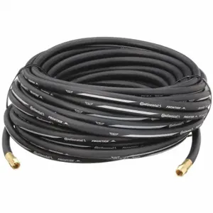 CONTINENTAL HZB10020-100-11-G Air Hose, 1 Inch Hose Inside Dia, Black, Brass 1 Inch Mnpt X Brass 1 Inch Mnpt | CR2EAG 52ZX58