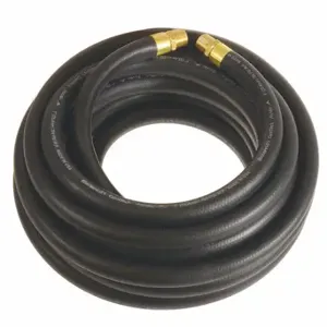 CONTINENTAL HZB10020-050-11-G Air Hose, 1 Inch Hose Inside Dia, Black, Brass 1 Inch Mnpt X Brass 1 Inch Mnpt | CR2EAH 52ZX57