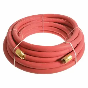 CONTINENTAL HZR07525-15-31-G Air Hose, 3/4 Inch Hose Inside Dia, Red, Brass 3/4 Inch Mnpt X Brass 3/4 Inch Fnpsm | CR2FFF 55CM64