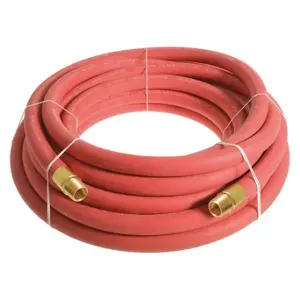 CONTINENTAL HZR07525-10-11-G Air Hose, 3/4 Inch Hose Inside Dia, Red, Brass 3/4 Inch Mnpt X Brass 3/4 Inch Mnpt | CR2FFK 55CM60