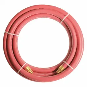 CONTINENTAL HZR10030-50-11-G Air Hose, 1 Inch Hose Inside Dia, Red, Brass 1 Inch Mnpt X Brass 1 Inch Mnpt | CR2ECH 55CM69