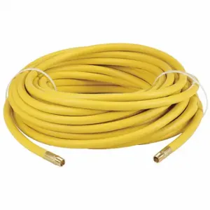 CONTINENTAL HZY03830-100-11-G Air Hose, 3/8 Inch Hose Inside Dia, Yellow, Brass 3/8 Inch Mnpt X Brass 3/8 Inch Mnpt | CR2FWA 52TV42