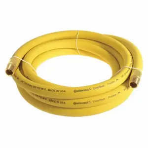 CONTINENTAL HZY07530-05-11-G Air Hose, 3/4 Inch Hose Inside Dia, Yellow, Brass 3/4 Inch Mnpt X Brass 3/4 Inch Mnpt | CR2FHT 55CN08