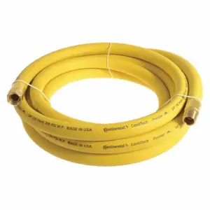 CONTINENTAL HZY07530-15-31-G Air Hose, 3/4 Inch Hose Inside Dia, Yellow, Brass 3/4 Inch Mnpt X Brass 3/4 Inch Fnpsm | CR2FHH 55CN13