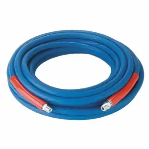 CONTINENTAL NPB-4K038-050-MMS Pressure Washer Hose, 3/8 Inch Hose Inside Dia, 50 ft Hose Length, Synthetic Rubber | CR2KXL 804UU2