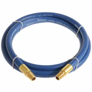 CONTINENTAL PLB05030-10-11 Air Hose, 1/2 Inch Hose Inside Dia, Blue, Brass 1/2 Inch Mnpt X Brass 1/2 Inch Mnpt | CR2EFK 50JD48