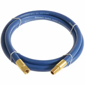 CONTINENTAL PLB05030-05-31 Air Hose, 1/2 Inch Hose Inside Dia, Blue, Brass 1/2 I N Fnpt X Brass 1/2 Inch Mnpt | CR2EEP 50JD56