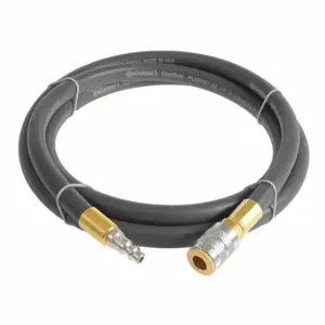 CONTINENTAL PLG03830-10-53 Air Hose, 3/8 Inch Hose Inside Dia, Gray, Steel 1/4 Inch Mnpt X Brass 1/4 Inch Fnpt | CR2FPA 50JF14