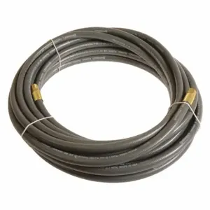 CONTINENTAL PLG03830-100-33 Air Hose, 3/8 Inch Hose Inside Dia, Gray, Brass 1/4 Inch Fnpt X Brass 1/4 Inch Mnpt | CR2FNL 50JE92