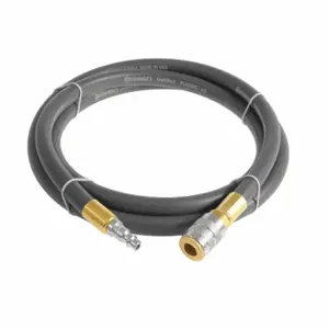 CONTINENTAL PLG05030-25-51 Air Hose, 1/2 Inch Hose Inside Dia, Gray, Steel 1/2 Inch Mnpt X Brass 1/2 Inch Fnpt | CR2EHK 50JF53