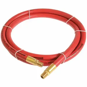 CONTINENTAL PLR05030-03-11 Air Hose, 1/2 Inch Hose Inside Dia, Red, Brass 1/2 Inch Mnpt X Brass 1/2 Inch Mnpt | CR2EKW 50JG75