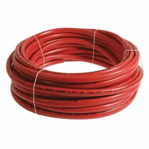 CONTINENTAL PLR03830-25 Air Hose, 3/8 Inch Hose Inside Dia, Red, 300 PSI | CR2FQL 50JE65