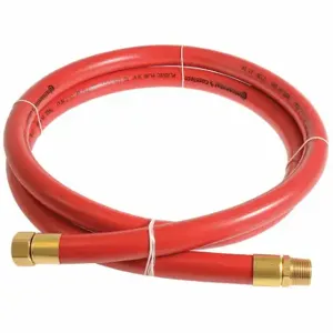 CONTINENTAL PLR07525-03-31 Air Hose, 3/4 Inch Hose Inside Dia, Red, Brass 3/4 Inch Fnpt X Brass 3/4 Inch Mnpt | CR2FEY 50JH21