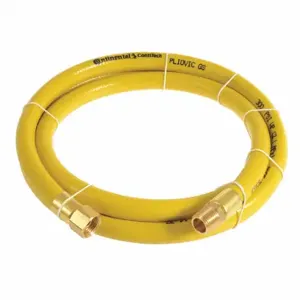 CONTINENTAL PLY02530-25-31 Air Hose, 1/4 Inch Hose Inside Dia, Yellow, Brass 1/4 Inch Fnpt X Brass 1/4 Inch Mnpt | CR2EYZ 50JH91