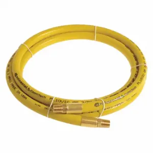 CONTINENTAL PLY02530-05-11 Air Hose, 1/4 Inch Hose Inside Dia, Yellow, Brass 1/4 Inch Mnpt X Brass 1/4 Inch Mnpt | CR2EZT 50JH58